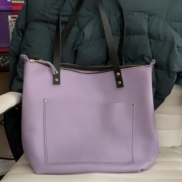 Unicorn Wisteria Large Zip Tote - Picture 1 of 4